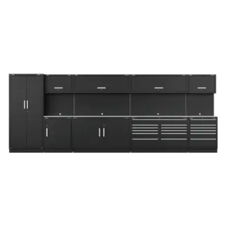 Premier™ Storage System with Stainless Worktop 5.58m [APMSSTEEL]