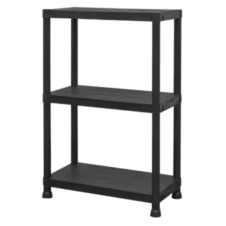 Plastic Racking Unit with 3 Shelves 25kg Capacity Per Level [APPR3]