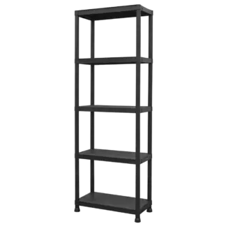 Plastic Racking Unit with 5 Shelves 25kg Capacity Per Level [APPR5]