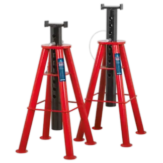Premier Axle Stands (Pair) 10 Tonne Capacity per Stand High Level [AS10H]