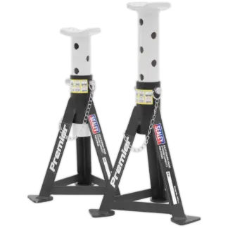Premier Axle Stands (Pair) 3 Tonne Capacity per Stand - White [AS3]
