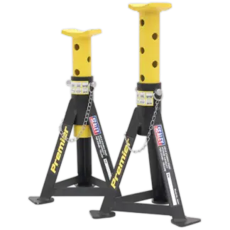 Premier Axle Stands (Pair) 3 Tonne Capacity per Stand - Yellow [AS3Y]