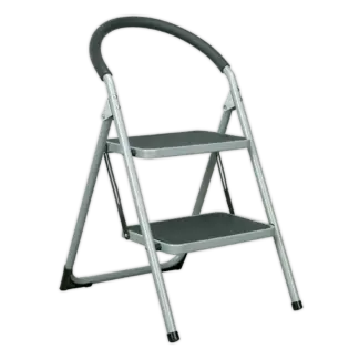 Step Stool 2-Tread 150kg Capacity - BS EN14183 [ASL2]