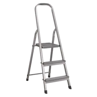 Step Ladder 3-Tread Aluminium - EN 131 [ASL3S]