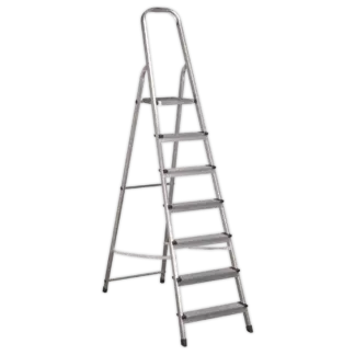 Step Ladder 7-Tread Aluminium - EN 131 [ASL7]