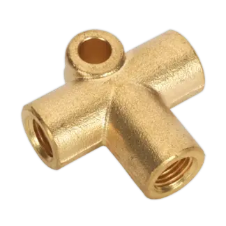 3-Way Brake Tube Connector 3/8"UNF x 24tpi [BC38243WAY]