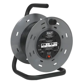 25m Cable Reel with Thermal Trip 4 x 230V [BCR25]