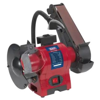 150mm Bench Grinder with 50mm Belt Sander & Worklight 250W/230V [BG150BS]