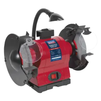 200mm Bench Grinder with Worklight 550W/230V [BG200WL]