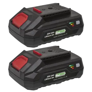 SV20 Series Power Tool Battery 20V 2Ah - Pack of 2 [BK02]