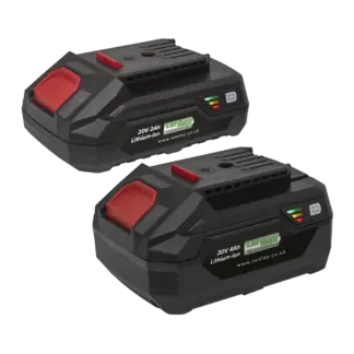 SV20 Series Power Tool Battery 20V 2Ah & 4Ah - Pack of 2 [BK24]