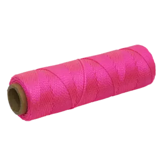 Braided Nylon Brick Line 76m - Pink [BLP1]