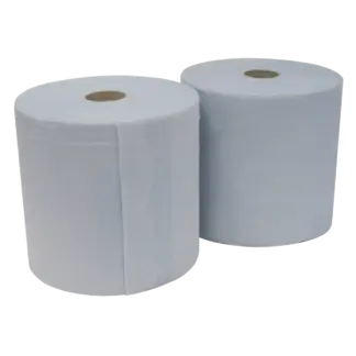 2-Ply Blue Wiper Roll 400m x 260mm - Pack of 2 [BLU400]
