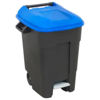 Refuse/Wheelie Bin with Foot Pedal 100L - Blue [BM100PB]