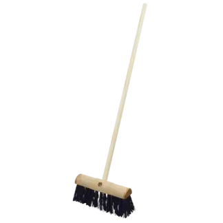 Stiff/Hard Bristle Yard Broom 13"(325mm) [BM13H]