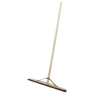 Rubber Floor Squeegee with Wooden Handle 24"(600mm) [BM24RS]