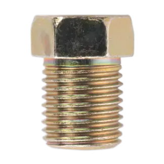 Brake Pipe Nut Full Thread Male M10 x 1mm - Pack of 25 [BN10100FT]