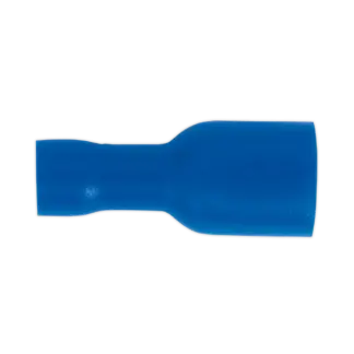 Fully Insulated Female Terminal 6.3mm, Blue - Pack of 100 [BT16]