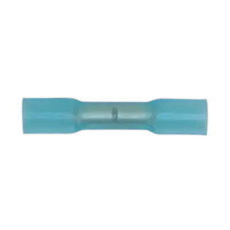 Heat Shrink Butt Connector Terminal 5.8mm, Blue - Pack of 100 [BTSB100]