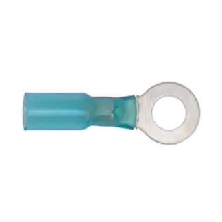 Heat Shrink Ring Terminal 8.4mm, Blue - Pack of 25 [BTSR2584]