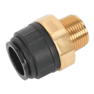 John Guest® Brass Straight Adaptor 28mm x 1"BSPT [CAS28BSA]