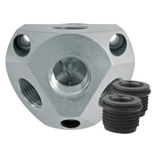 John Guest® Wall Box 3 x 3/4"BSP Connection [CAS34WB]