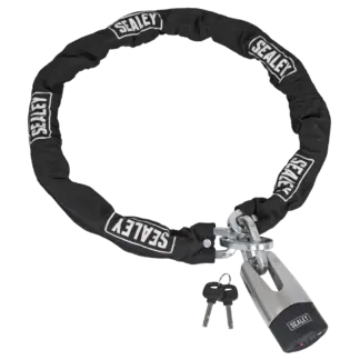 Motorcycle Chain & Disc Lock 10.5 x 10.5 x 1500mm 4* ART Approved [CLA109DL]