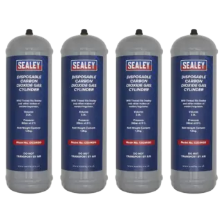 Disposable Carbon Dioxide Gas Cylinder 1.3kg - Pack of 4 [CO21KGD4]
