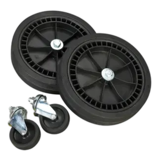 Wheel Kit for Fixed Compressors - 2 Castors & 2 Fixed [COMPKIT5]