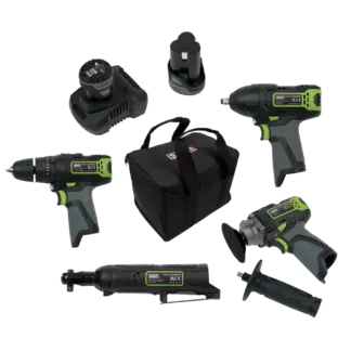 4 x SV10.8 Series Cordless Power Tool Kit 10.8V - 2 Batteries [CP108VCOMBO1]