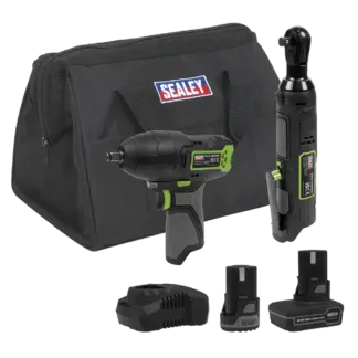 2 x SV10.8 Series Cordless Power Tool Kit 10.8V - 2 Batteries [CP108VCOMBO6]