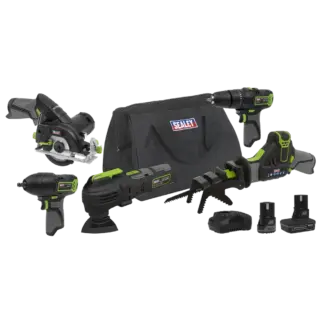 5 x SV10.8 Series Cordless Power Tool Kit 10.8V - 2 Batteries [CP108VCOMBO8]