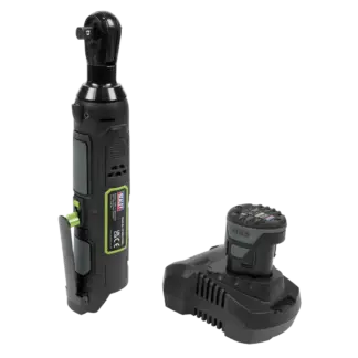 SV10.8 Series 3/8"Sq Drive Cordless Ratchet Wrench Kit 45Nm 10.8V 2Ah - Euro Plug [CP108VCRWEU]