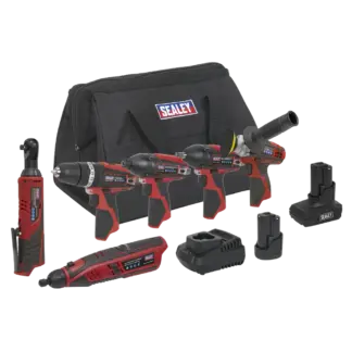 6 x SV12 Series Cordless Power Tool Kit 12V - 2 Batteries [CP1200COMBO2]
