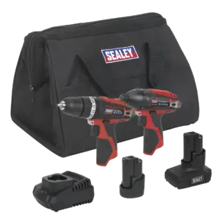 2 x SV12 Series Cordless Power Tool Kit 12V - 2 Batteries [CP1200COMBO6]