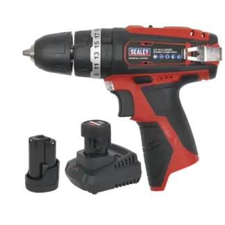 SV12 Series 10mm Cordless Combi Drill Kit 12V 2Ah - 2 Batteries [CP1201KIT]