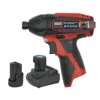SV12 Series 1/4"Hex Drive Cordless Impact Driver Kit 12V 2Ah - 2 Batteries [CP1203KIT]