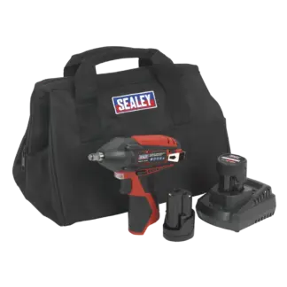 SV12 Series 3/8"Sq Drive Cordless Impact Wrench Kit 12V 2Ah - 2 Batteries [CP1204KIT]