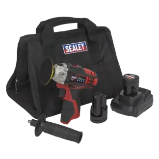 SV12 Series 71mm Cordless Polisher Kit 12V 2Ah - 2 Batteries [CP1205KIT]
