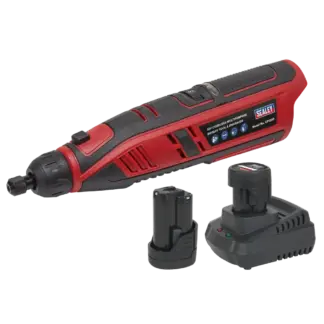 SV12 Series Cordless Multipurpose Rotary Tool & Engraver Kit 49pc 12V 2Ah - 2 Batteries [CP1207KIT]