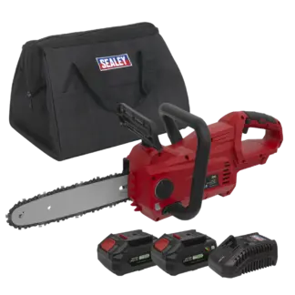 SV20 Series 25cm Cordless Chainsaw Kit 20V 4Ah - 2 Batteries [CP20VCHSKIT]