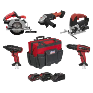 5 x SV20 Series Cordless Power Tool Kit 20V - 2 Batteries [CP20VCOMBO13]