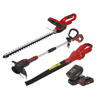3 x SV20 Series Cordless Garden Power Tool Kit 20V - 2 Batteries [CP20VCOMBO6]