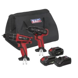 2 x SV20 Series Cordless Power Tool Kit 20V - 2 Batteries [CP20VDDCOMBO]