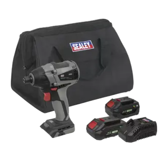 Premier SV20 Series 1/4"Hex Brushless Cordless Impact Driver Kit 20V - 2 Batteries [CP20VIDXKIT]
