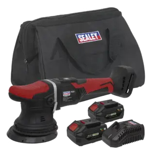 Premier SV20 Series 125mm Cordless Orbital Polisher Kit 20V 4Ah - 2 Batteries [CP20VOPKIT2]