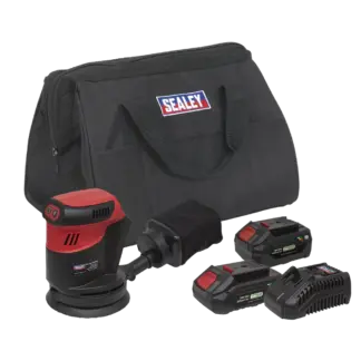SV20 Series 125mm Cordless Orbital Palm Sander Kit 20V - 2 Batteries [CP20VOSKIT]