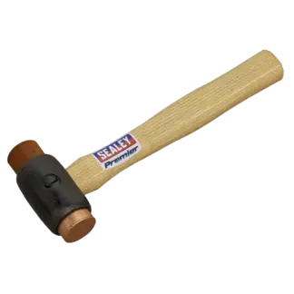Premier Copper/Rawhide Faced Hammer with Hickory Shaft 1.5lb [CRF15]