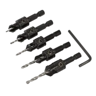 Countersink Drill Bit Set 5pc [CSSET5]
