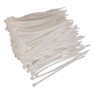Cable Tie 100 x 2.5mm, White - Pack of 200 [CT10025P200W]